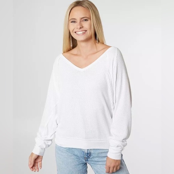 Free People Santa Clara Thermal Top - Alabaster - Picture 3 of 7